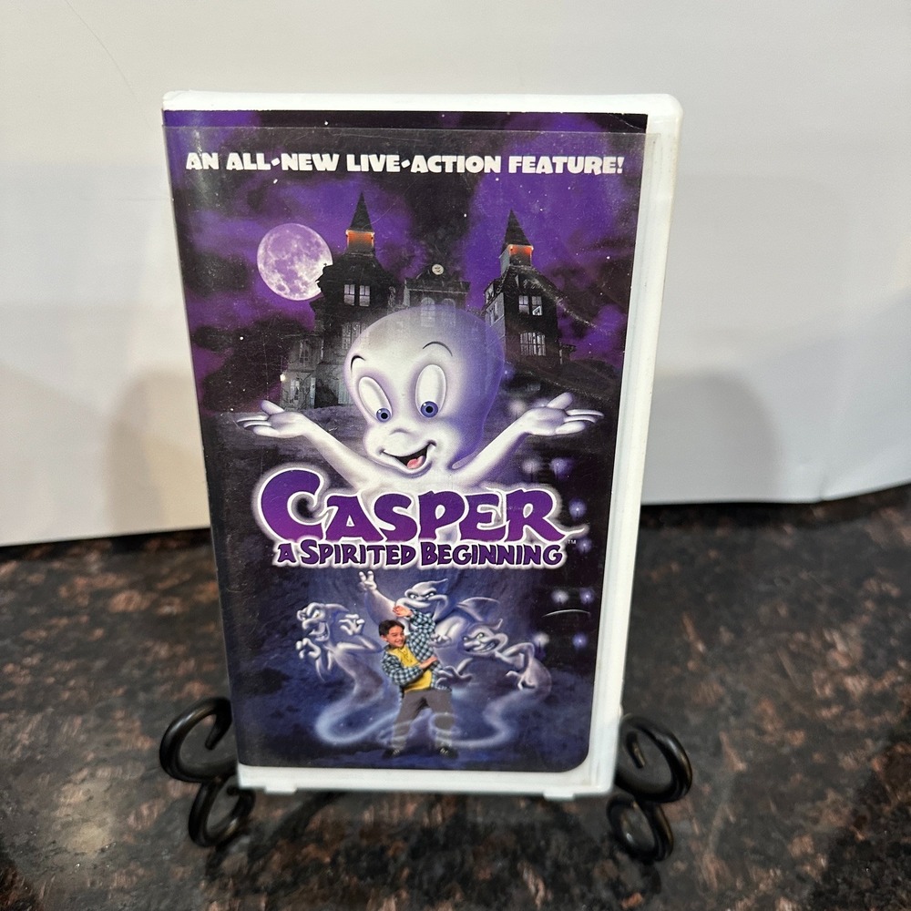 Casper A Spirited Beginning VHS Tape 1997 20th Century Fox Home Clamshell 4172